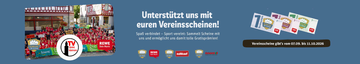 REWE Scheine für Vereine – wir sind dabei!