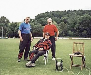 Idsteiner Starterteam v.l.: Wolfgang Heller, Wilfried Gramman, Horst Schulze leichtathletik-2003-07