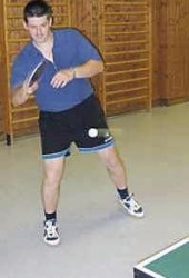 Zweiter im Einzel: Jens Krüger tt-vereinsmeisterschaft2003-02