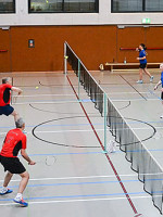 Die Bälle von Mensfelden kamen ein ums andere Mal zurückgeflogen. 10-Liga-Mensfelden