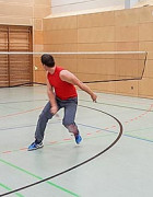 Lars unser Laufwunder. Erst vorne ... 23-Liga-Erbach