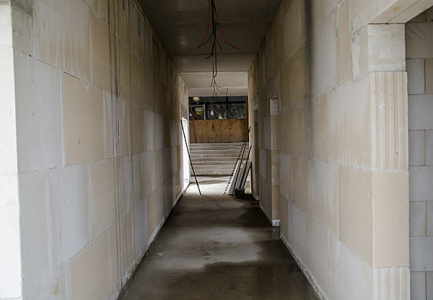 Flur im Neubau 2018-04-12-neubau06