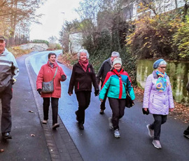 den Veitenmühlberg hinab ...